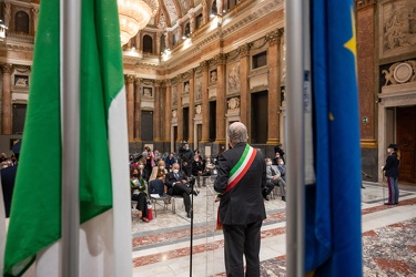 Genova, palazzo ducale - giornata della memoria