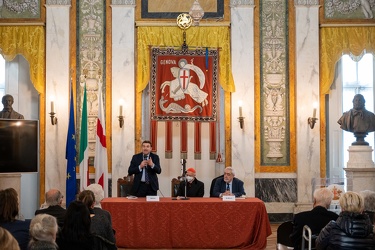 Genova, palazzo Tursi - presentazione libro su Vittorio Pertusio