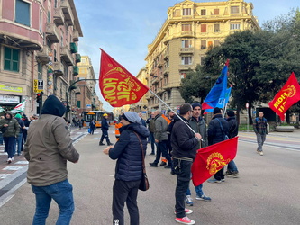 Genova, Cornigliano - manifestazione ILVA