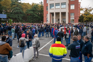 Genova, manifestazione lavoratori Ansaldo Energia