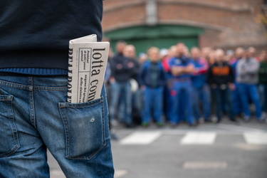 Genova, manifestazione lavoratori Ansaldo Energia