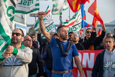 Genova, manifestazione lavoratori Ansaldo Energia