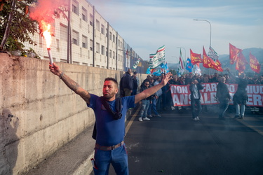 Genova, manifestazione lavoratori Ansaldo Energia