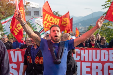 Genova, manifestazione lavoratori Ansaldo Energia