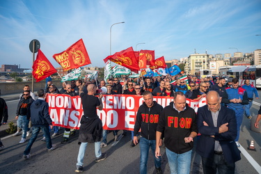 Genova, manifestazione lavoratori Ansaldo Energia
