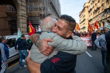 Genova, manifestazione lavoratori Ansaldo Energia