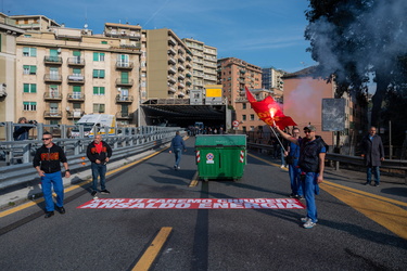 Genova, manifestazione lavoratori Ansaldo Energia