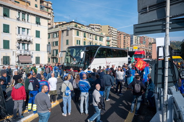 Genova, manifestazione lavoratori Ansaldo Energia