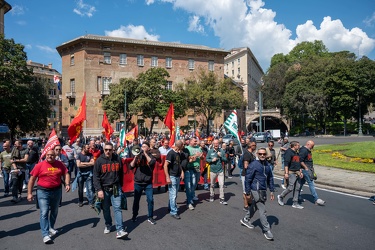 Genova, manifestazione lavoratori ex ILVA