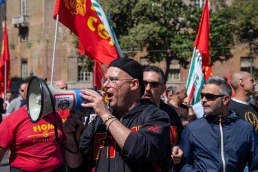 Genova, manifestazione lavoratori ex ILVA