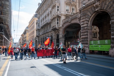 Genova, manifestazione lavoratori ex ILVA