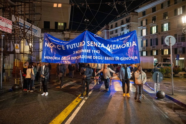 Genova, marcia per la memoria della deportazione degli ebrei gen