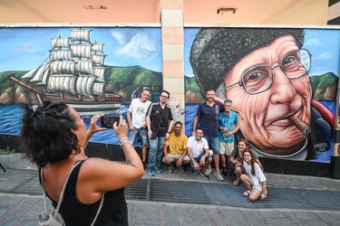 murales Don Gallo centro storico 18072022