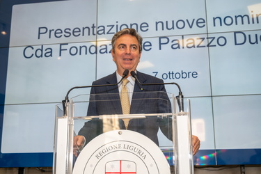 Genova, sala trasparenza - conferenza stampa presentazione nuove