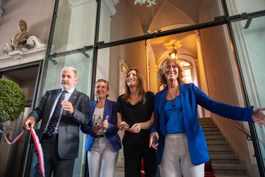 Genova, riapertura palazzo rosso - primo ingresso con sindaco