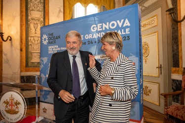 Genova, palazzo Tursi - presentazione eventi ocean race