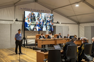 Genova, tribunale - primo giorno processo crollo ex Ponte Morand