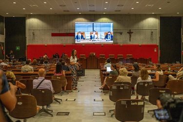 Genova, tribunale - primo giorno processo crollo ex Ponte Morand