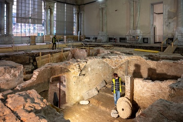 Genova, loggia piazza Banchi - scavi archeologici