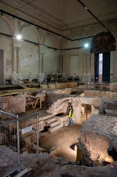 Genova, loggia piazza Banchi - scavi archeologici