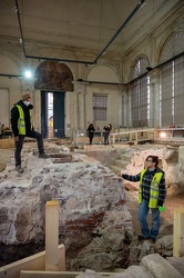 Genova, loggia piazza Banchi - scavi archeologici