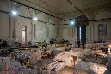 Genova, loggia piazza Banchi - scavi archeologici