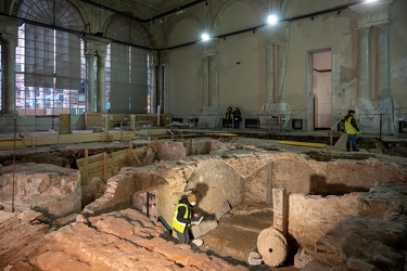 Genova, loggia piazza Banchi - scavi archeologici