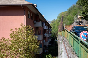 Genova, zona via Emilia - situazione cantiere scolmatore Bisagno