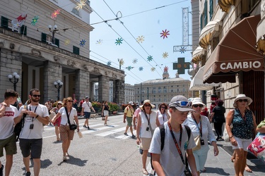 Genova, turisti nel caldo weekend di giugno