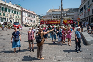 Genova, turisti nel caldo weekend di giugno