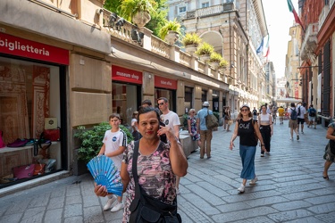 Genova, turisti nel caldo weekend di giugno