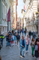 Genova, turisti in centro per weekend di Paqua