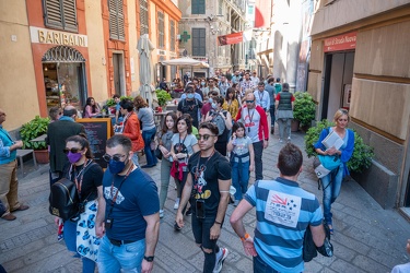 Genova, turisti in centro per weekend di Paqua