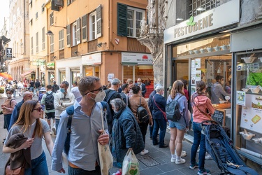 Genova, turisti in centro per weekend di Paqua