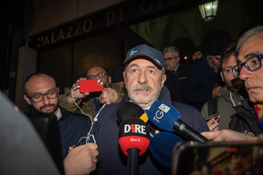 Genova, tribunale - udienza ineleggibilita sindaco Marco Bucci