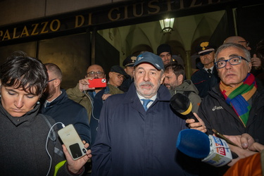 Genova, tribunale - udienza ineleggibilita sindaco Marco Bucci