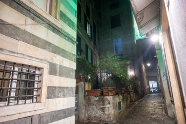 Genova, vicoli centro storico notte