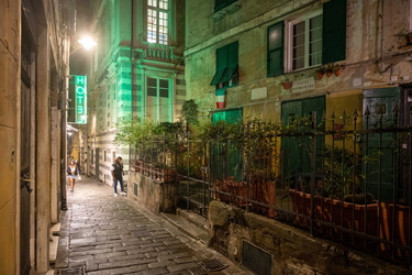 Genova, vicoli centro storico notte