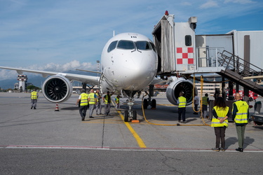 Genova ‚Äì Diventa operativo il nuovo Airbus A220 di ITA Airways