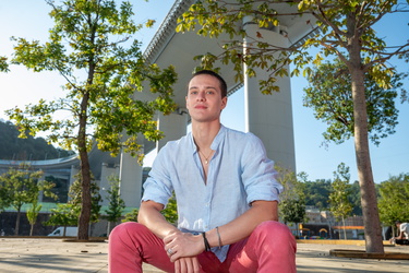 Genova, Jacopo Bellussi, primo ballerino di Hamburg Ballet, foto