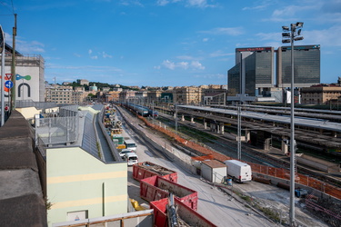 Genova, stazione Brignole - ritrovato ordigno seconda guerra mon