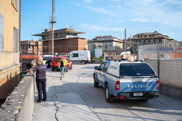 Genova, stazione Brignole - ritrovato ordigno seconda guerra mon