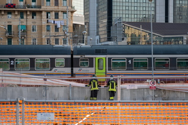 Genova, stazione Brignole - ritrovato ordigno seconda guerra mon