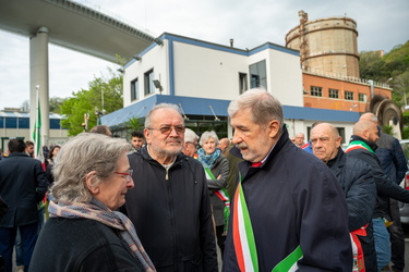 Genova, Campi - stabilimento ansaldo - celebrazioni 25 aprile co