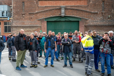 Genova, Campi - stabilimento ansaldo - celebrazioni 25 aprile co