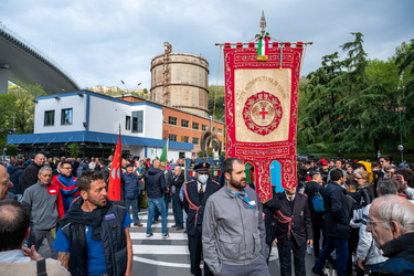 Genova, Campi - stabilimento ansaldo - celebrazioni 25 aprile co