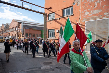 Genova, Campi - stabilimento ansaldo - celebrazioni 25 aprile co