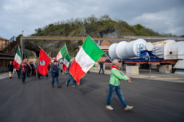 Genova, Campi - stabilimento ansaldo - celebrazioni 25 aprile co