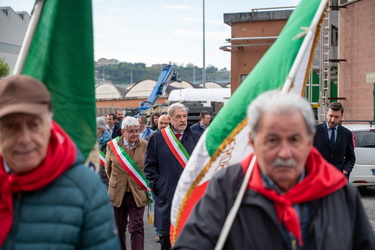 Genova, Campi - stabilimento ansaldo - celebrazioni 25 aprile co