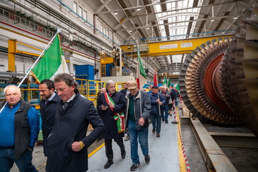 Genova, Campi - stabilimento ansaldo - celebrazioni 25 aprile co